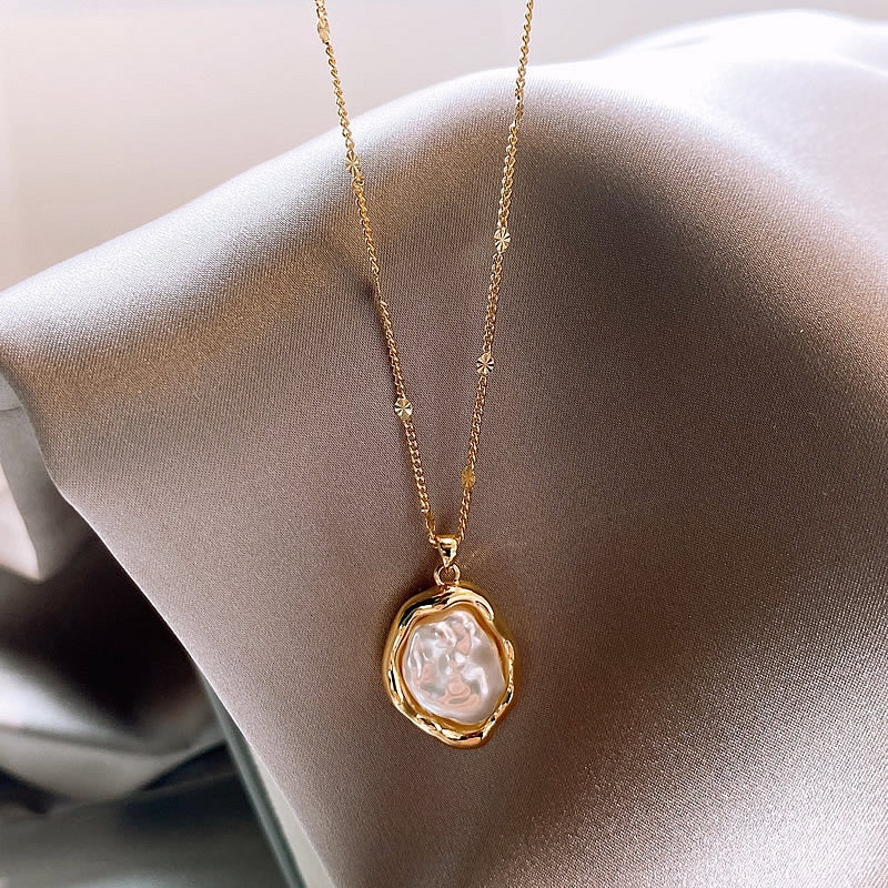 Irregular Baroque Pearl Necklace