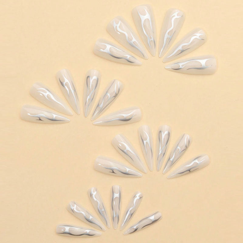 Dark Wind Long Pointed Wear Long Pointed Nails Detachable