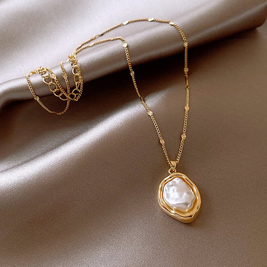 Irregular Baroque Pearl Necklace